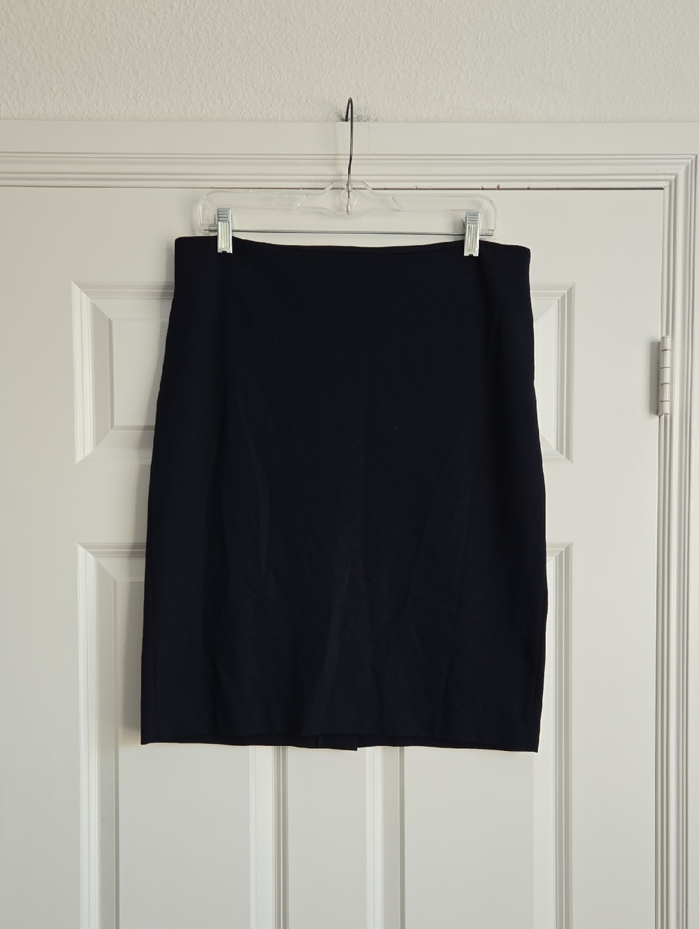 Talbots Navy Blue Tailored Pencil Skirt